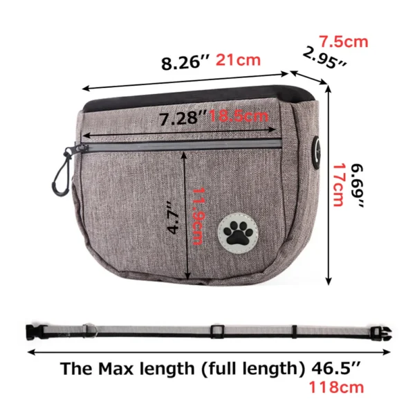 dfwwm0024779-02.webp Portable Durable Pet Training Waist Bag for Walks and Training – product view 2