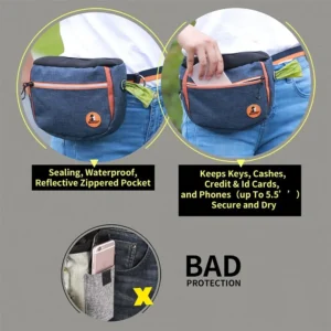 Portable Durable Pet Training Waist Bag for Walks and Training – product view 3