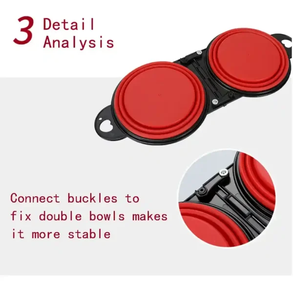 dfwwm0033217-04.webp Silicone Collapsible Stable Dog Travel Bowls Pet Food Water Feeder – product view 4