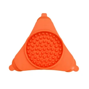 Cross Border Pet Triangular Licking Pad with Silicone Suction Cups