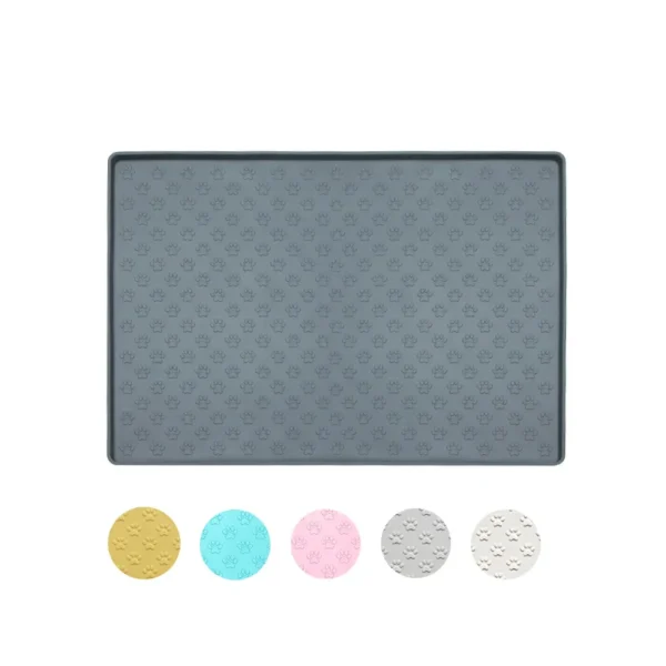 dfwwm0041107-01.webp Paw Pattern Silicone Pet Food Mat Waterproof Anti-Slip Dog Placemat Bowl Mats
