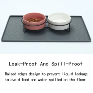 dfwwm0041107-03.webp Paw Pattern Silicone Pet Food Mat Waterproof Anti-Slip Dog Placemat Bowl Mats – product view 3