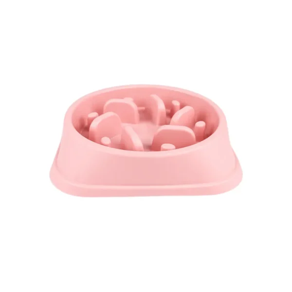 dfwwm0087490-04.webp Non Slip Bottom Plastic PP Material Pet Cat Dog Slow Feeder Bowl – product view 4