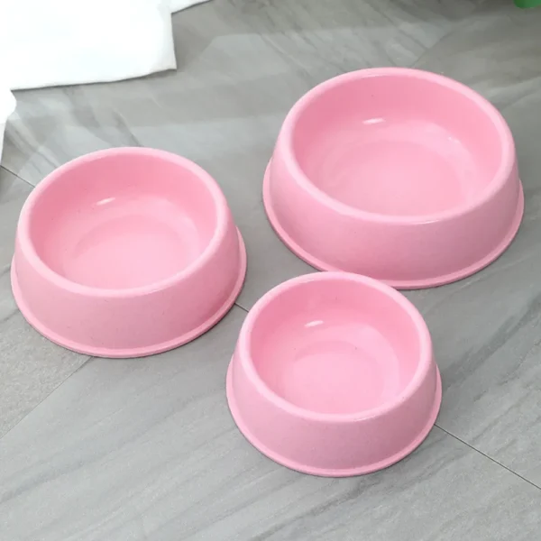 dfwwm0102251-02.webp Simple Round Wheat Straw Material Pet Water Bowl Cat Dog Food Bowls – product view 2