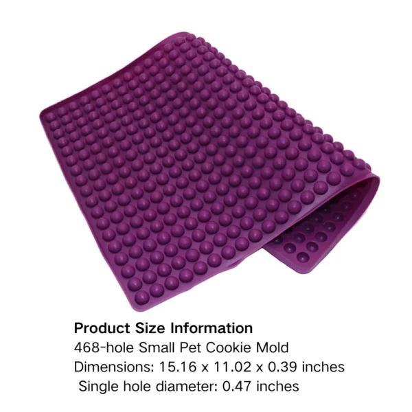 dfwwm0108629-06.webp Pet Food Snack Biscuits Baking Mat Cat Dog Silicone Baking Mat – product view 6