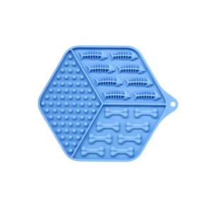 Silicone Pet Slow-Feeding Plate with Suction Cup Anti-Choking Licking Mat