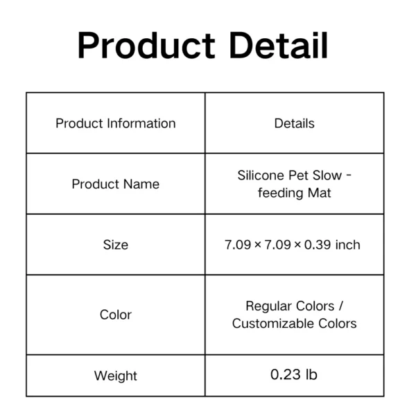 dfwwm0110414-03.webp Slow Feeding Mat Lick Mat Tableware For Small Medium Large Dogs – product view 3