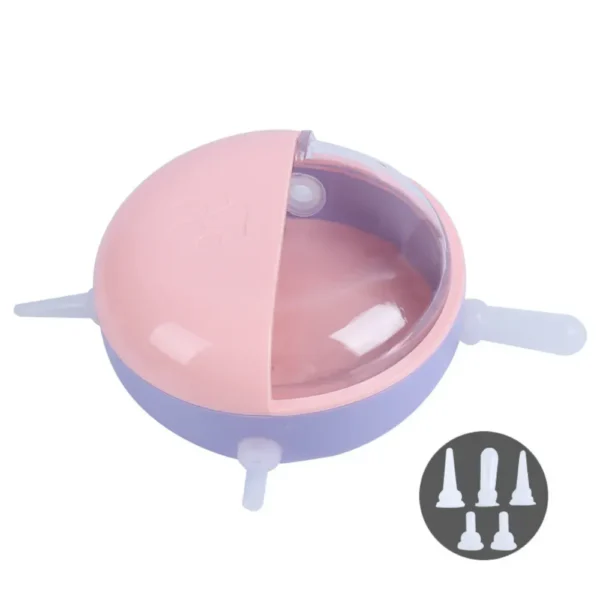 Multi Feeding Port Nursing Bowl ABS Feeder for Kittens and Puppies