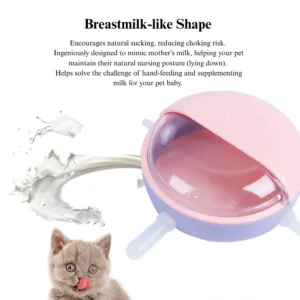 dfwwm0113600-05.webp Multi Feeding Port Nursing Bowl ABS Feeder for Kittens and Puppies – product view 5