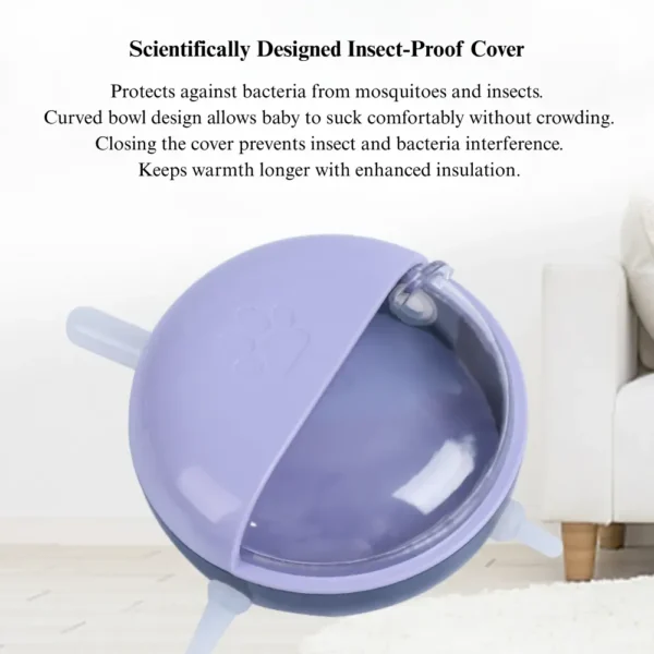 dfwwm0113600-06.webp Multi Feeding Port Nursing Bowl ABS Feeder for Kittens and Puppies – product view 6