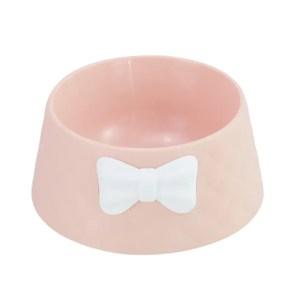 Durable Bowknot Pet Feeding Bowl