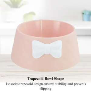 dfwwm0113714-05.webp Durable Bowknot Pet Feeding Bowl – product view 5