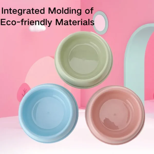 dfwwm0115130-02.webp Candy Color Eco-Friendly PP Material Dog Bowl – product view 2