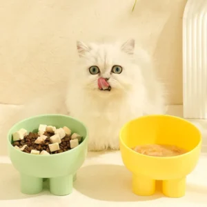 dfwwm0115218-02.webp Simple Pet 15 Degree Tilt Design Raised Cat Dog Food Bowls – product view 2