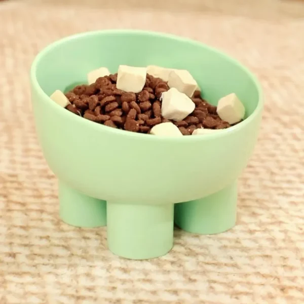 dfwwm0115218-03.webp Simple Pet 15 Degree Tilt Design Raised Cat Dog Food Bowls – product view 3