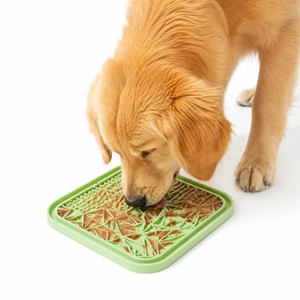 Pet Silicone Slow-Eating Mat With Suction Cups For Healthy Eating