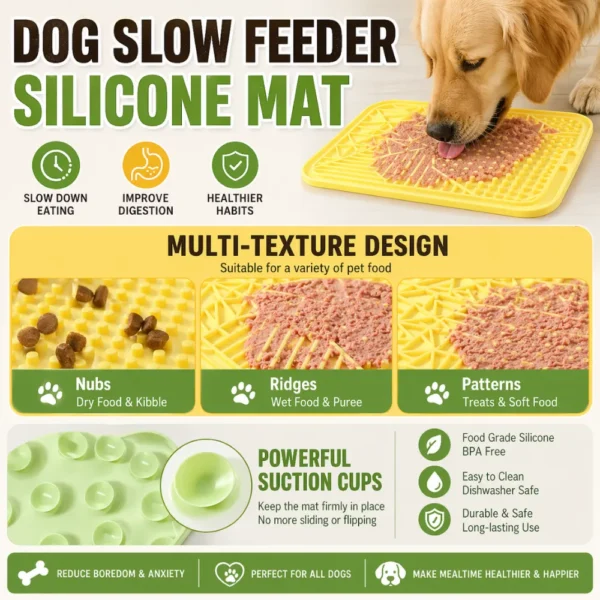 dfwwm0116728-04.webp Pet Silicone Slow-Eating Mat With Suction Cups For Healthy Eating – product view 4