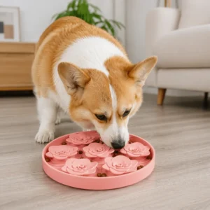 dfwwm0116994-05.webp Slow-Feeding Plate Dog Suction-Cup Licking Mat – product view 5