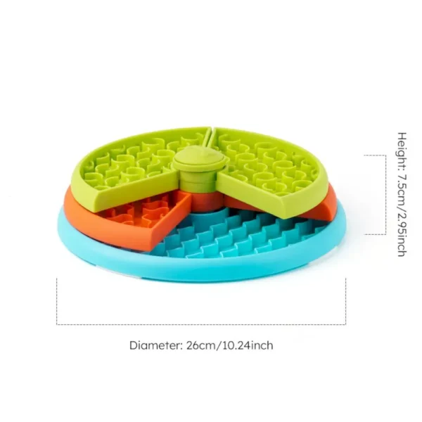 dfwwm0117040-03.webp Pet IQ Rotating Feeder Three-Layer Pet Slow-Feeding Bowl – product view 3