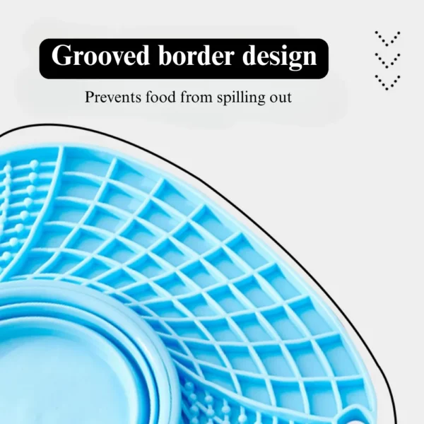 dfwwm0117917-03.webp New Style Silicone Pet Placemat Pet Slow-Feeding Bowl – product view 3