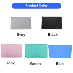 Easy Cleaning Waterproof Water Food Dish Mat Silicone Pet Bowl Mat – product view 2