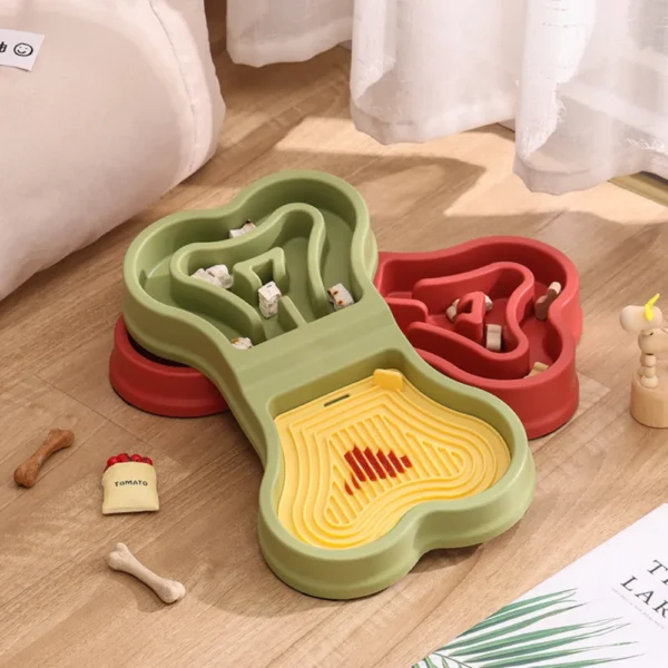 dfwwm0119857-02.webp Pet Slow-Feeding Bowl Dog Silicone Licking Mat Dog Bowl – product view 2