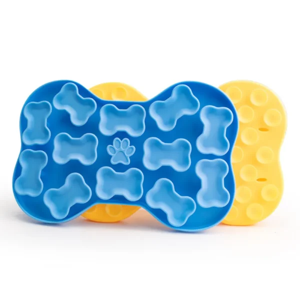 dfwwm0120090-05.webp Pet Slow-Feeding Plate Silicone Feeding Mat Silicone Bone-Shaped Pet Slow-Feeding Mat – product view 5