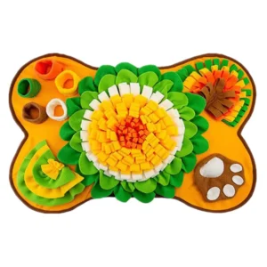 Interactive Dog Snuffle Mat Puzzle Slow Feeding Puppy Training Mat