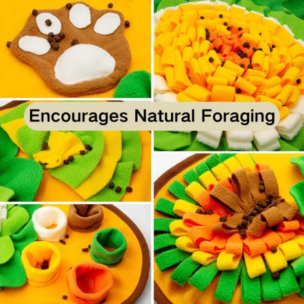dfwwm0120669-04.webp Interactive Dog Snuffle Mat Puzzle Slow Feeding Puppy Training Mat – product view 4