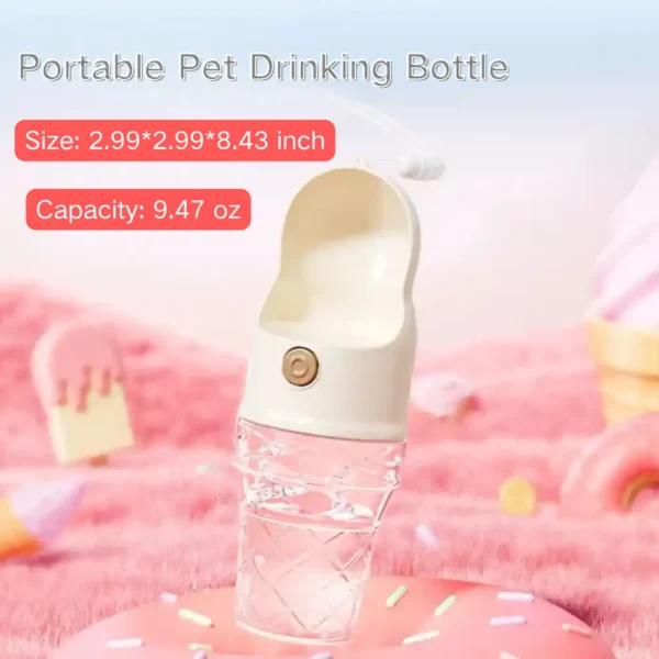 dfwwm0120816-02.webp Portable Pet Travel Cup Water Bottle and Dispenser – product view 2