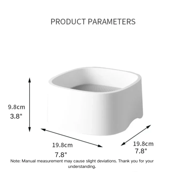 dfwwm0121572-02.webp Cat Dog Water Dispenser Floating Dish No Spill Pet Water Bowl – product view 2