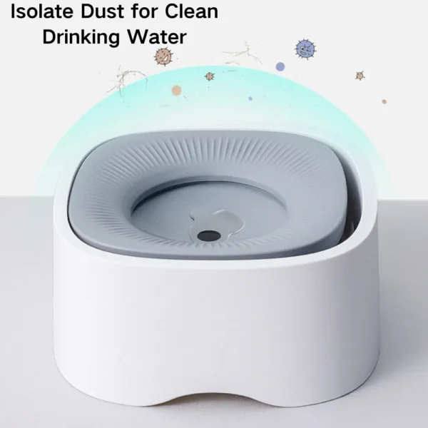 dfwwm0121572-03.webp Cat Dog Water Dispenser Floating Dish No Spill Pet Water Bowl – product view 3