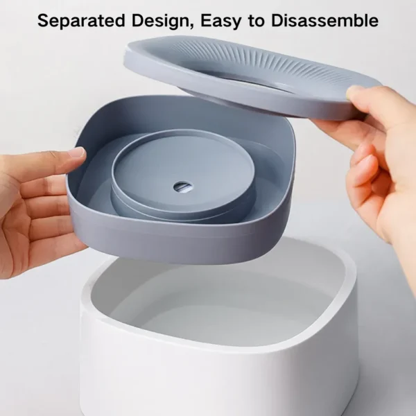 dfwwm0121572-06.webp Cat Dog Water Dispenser Floating Dish No Spill Pet Water Bowl – product view 6