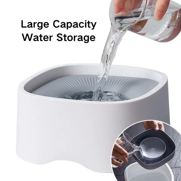 dfwwm0121572-07.webp Cat Dog Water Dispenser Floating Dish No Spill Pet Water Bowl – product view 7