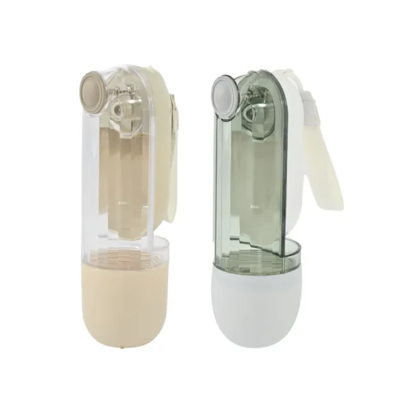 Dog Water Bottle with Food Container Portable Pet Water Dispenser