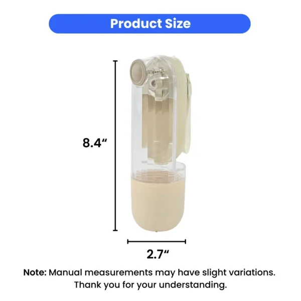 dfwwm0121605-03.webp Dog Water Bottle with Food Container Portable Pet Water Dispenser – product view 3