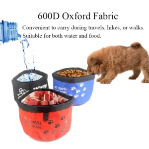 dfwwm0122107-05.webp Foldable Portable Pet Bowl Made of 600D Oxford Fabric – product view 5