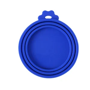 3-in-1 Cat Dog Food Sealing Three Ring Design Silicone Pet Can Lid