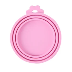 3-in-1 Cat Dog Food Sealing Three Ring Design Silicone Pet Can Lid – product view 3