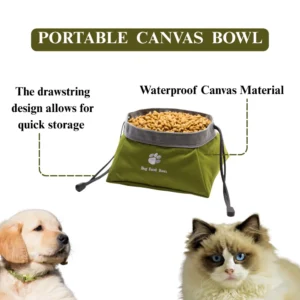 dfwwm0123975-03.webp Portable Collapsible Waterproof Canvas Pet Bowl – product view 3