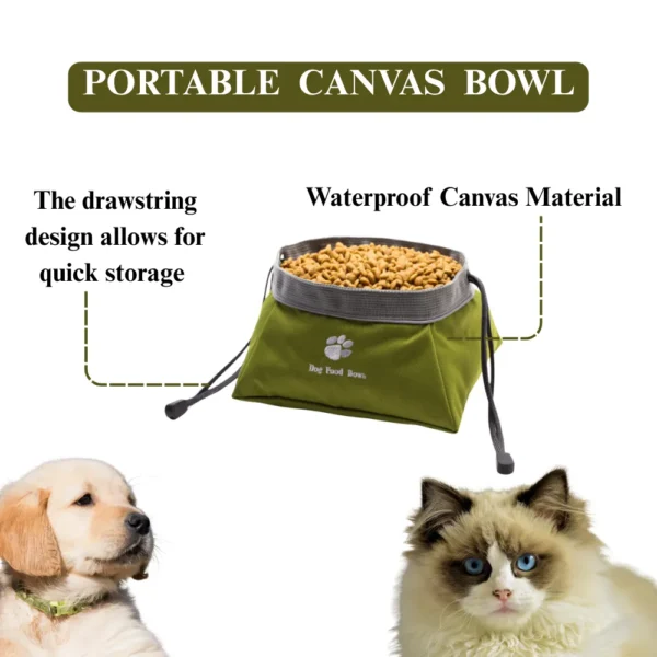 dfwwm0123975-03.webp Portable Collapsible Waterproof Canvas Pet Bowl – product view 3
