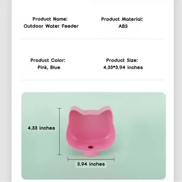 dfwwm0127753-05.webp Convenient Dog Drink Dispenser Puppy Travel Water Bowl – product view 5