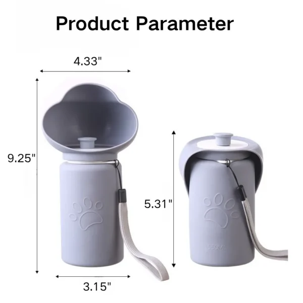 dfwwm0128849-03.webp Dog Drinking Cup Outdoor Foldable Portable Pet Water Cup Hanging Travel Cup – product view 3