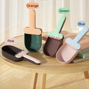 Compact Design Pet Food Scoop with Hidden Can Spoon – product view 3