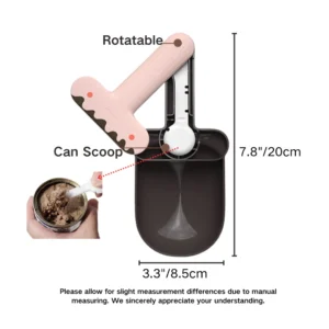 dfwwm0128990-05.webp Compact Design Pet Food Scoop with Hidden Can Spoon – product view 5