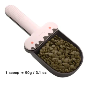dfwwm0128990-07.webp Compact Design Pet Food Scoop with Hidden Can Spoon – product view 7