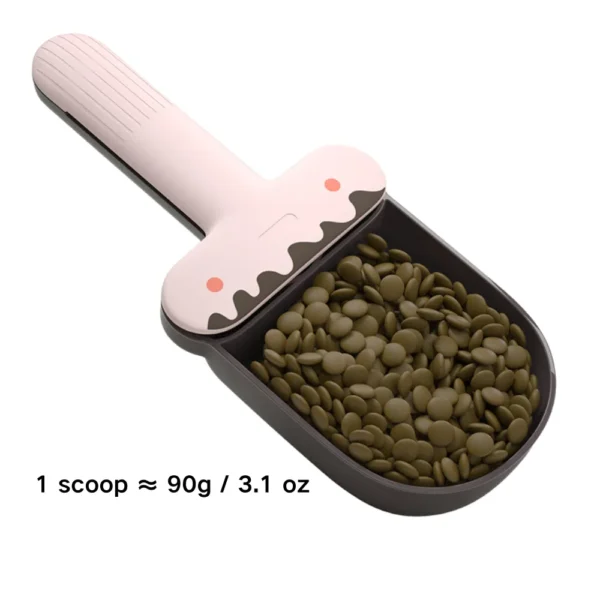 dfwwm0128990-07.webp Compact Design Pet Food Scoop with Hidden Can Spoon – product view 7