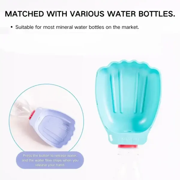 dfwwm0130567-02.webp Durable Pet Water Cups for Dogs' Outings Compatible with Mineral Water Bottles – product view 2