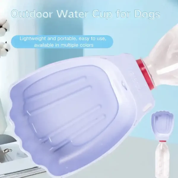 dfwwm0130567-03.webp Durable Pet Water Cups for Dogs' Outings Compatible with Mineral Water Bottles – product view 3