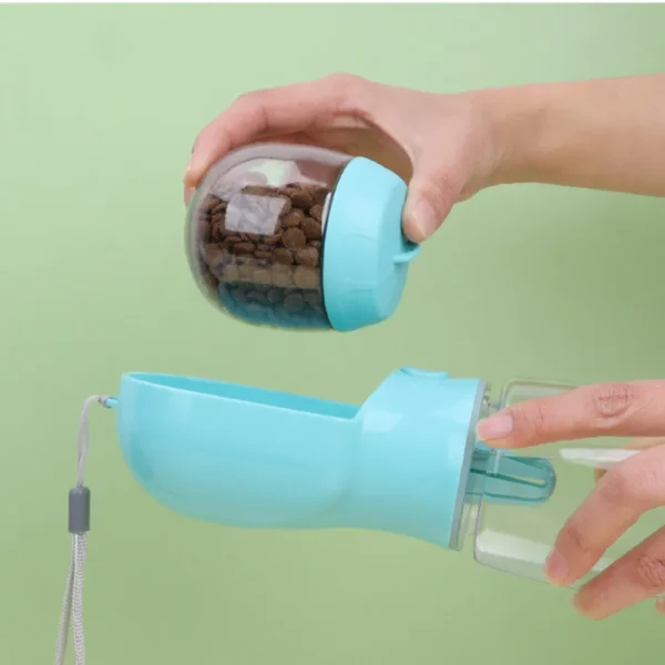 dfwwm0130673-02.webp Portable Dog Water Bottles With Food Feeder for Pet Walks – product view 2